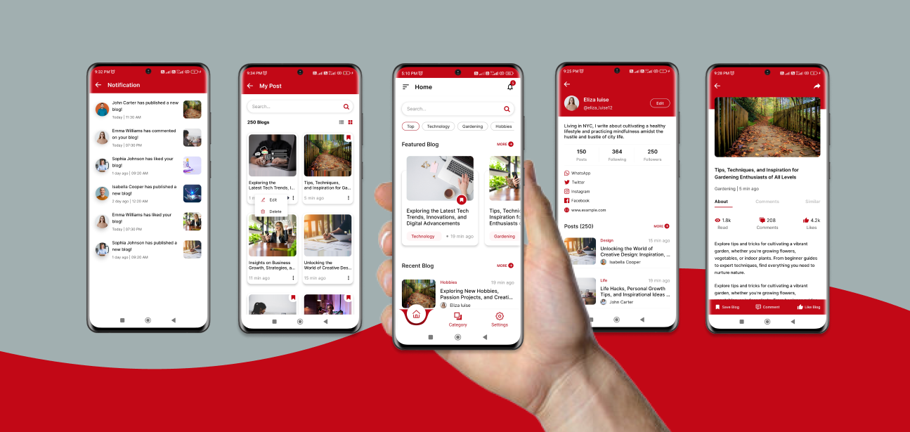 Blog & Article App