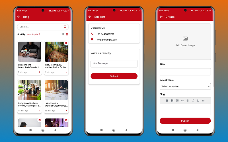 Blog & Article App