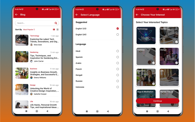 Blog & Article App