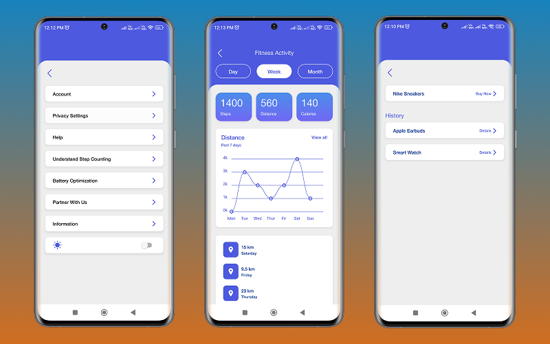 TapShakeWalk App