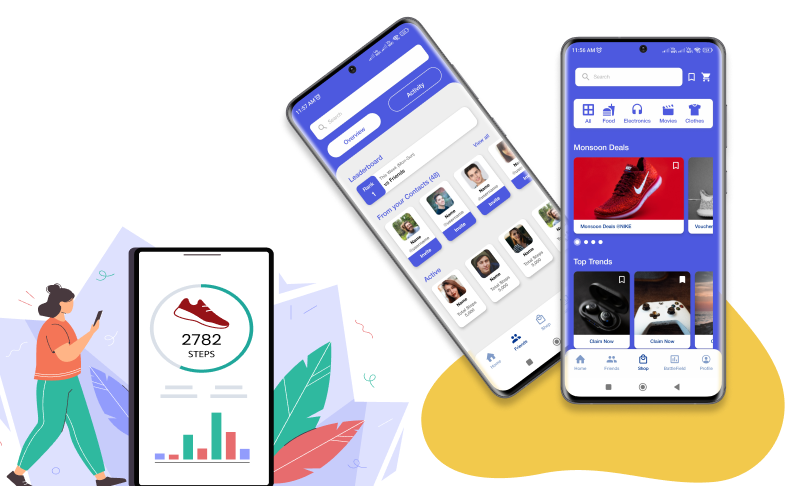 TapShakeWalk App