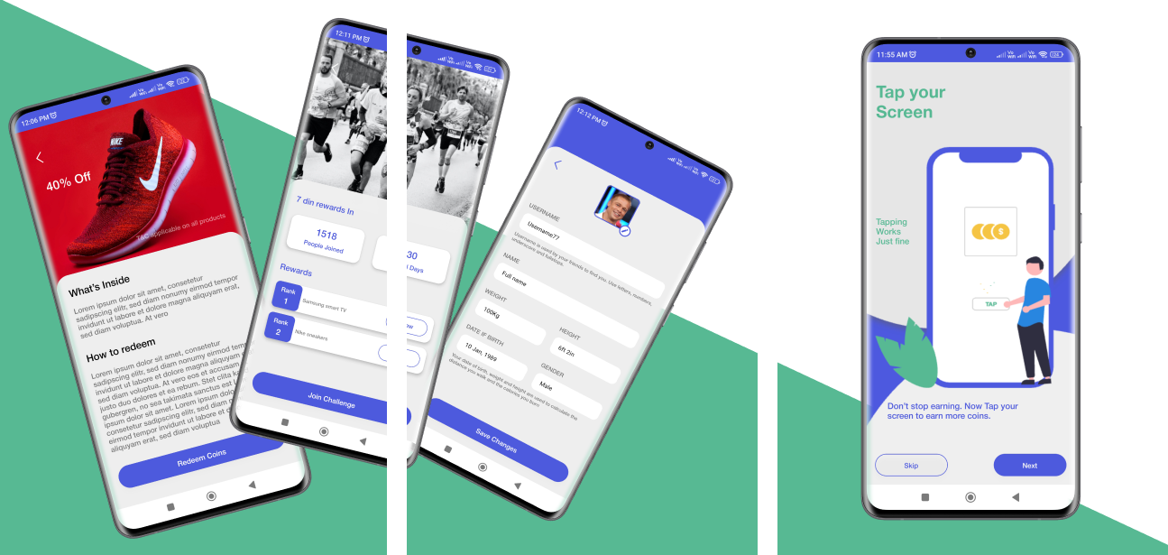 TapShakeWalk App